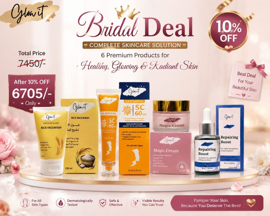 Glow It Bridal Deal — 10% OFF complete skincare bundle
