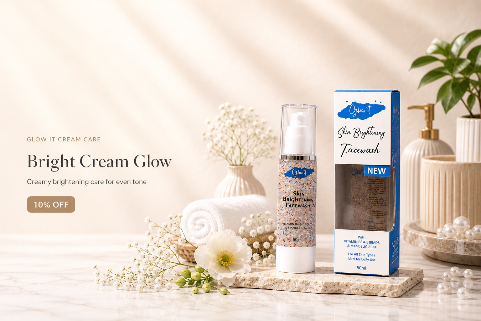 Glow It Skin Brightening Facewash